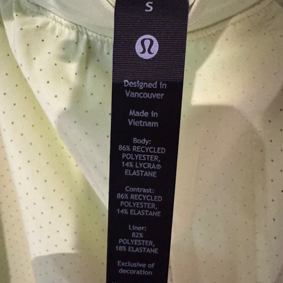 Lululemon Surge Neon Yellow Running Shorts Reflective Details Mens Size S - Picture 3 of 4